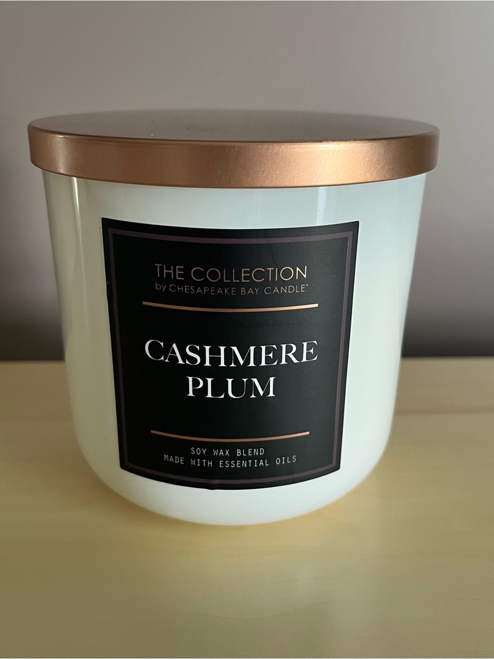 The Collection Chesapeake Bay Cashmere Plum 12 Oz Two Wick Soy Blend Candle